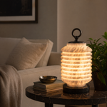 Ridged Lantern Table Alabaster — D260 — mra-ridged-lantern-table-49624-d260-scene-2