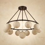 Ring Cluster Pendant Alabaster — D1030 — mra-ring-cluster-pendant-d1030-dark