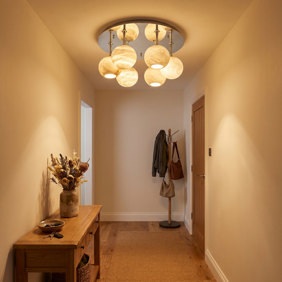 Silver Disc Cluster Ceiling Alabaster — 03 — mra-silver-disc-cluster-ceiling-91005-d600-03-scene-1