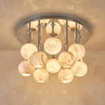 Silver Disc Cluster Ceiling Alabaster — D600 — mra-silver-disc-cluster-ceiling-91005-d600-product