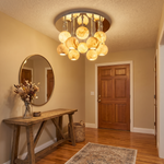 Silver Disc Cluster Ceiling Alabaster — D600 — mra-silver-disc-cluster-ceiling-91005-d600-scene-1