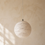 Single Orb Pendant 70034 (small) Alabaster — D240 — mra-single-orb-pendant-70034-small-d240-dark