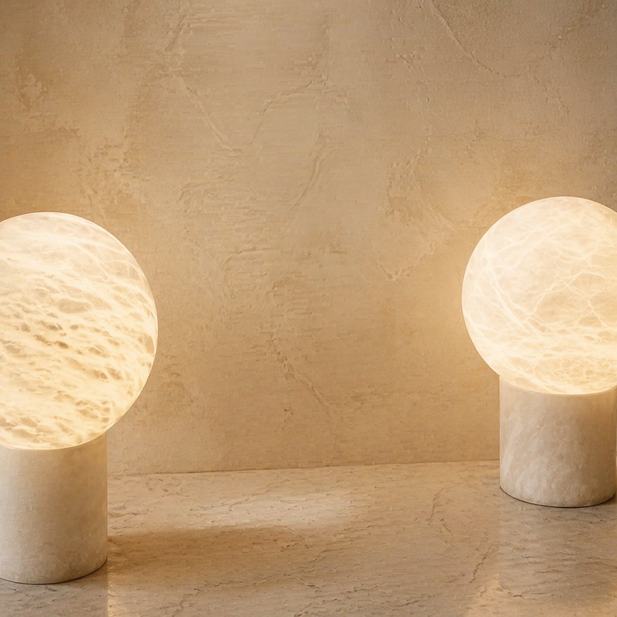 Stone Orb Floor Alabaster Floor Lamp — D240 — yiosi-mra-stone-orb-floor-70075-d240-product