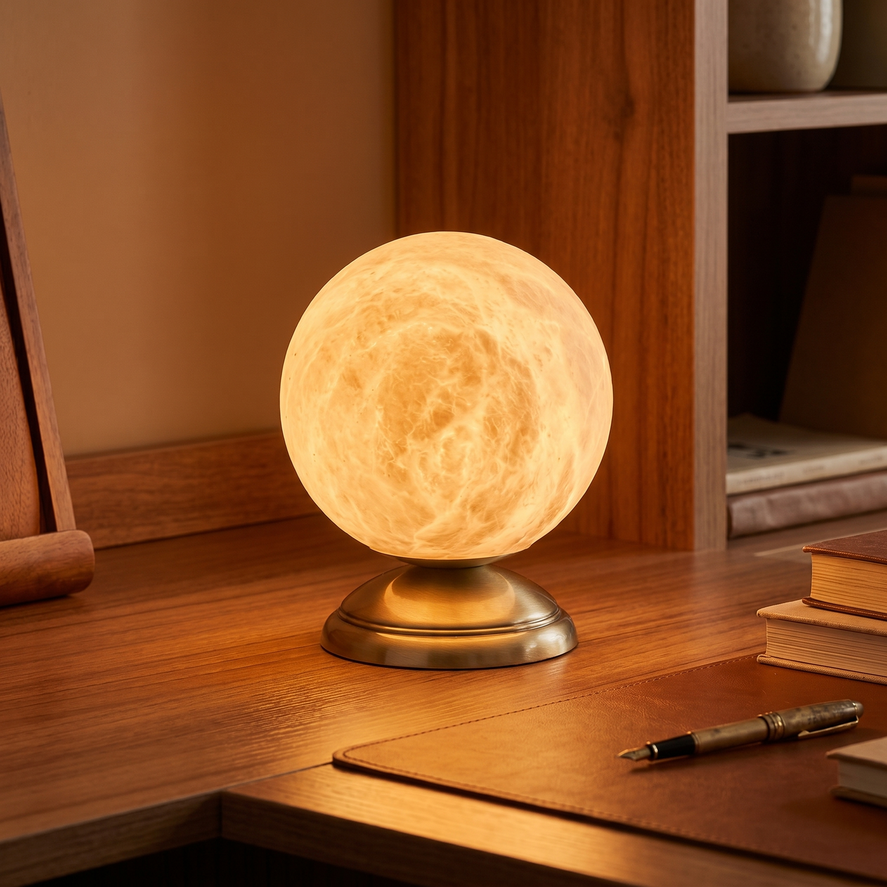 Traditional Orb Table Alabaster — D150 — mra-traditional-orb-table-d150-scene-2