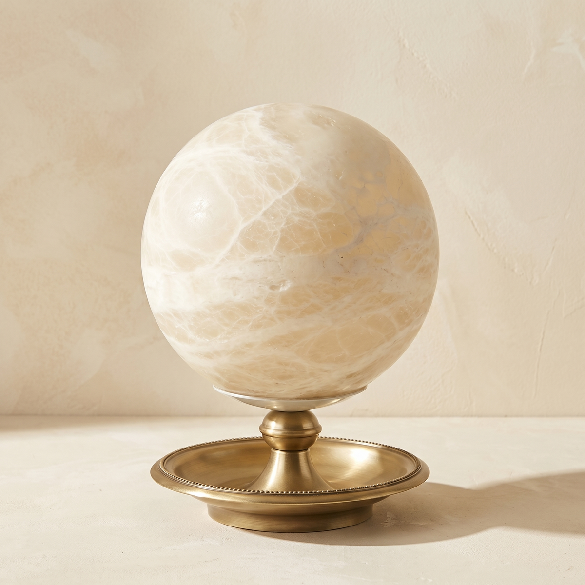 Traditional Orb Table Alabaster — D240 — mra-traditional-orb-table-d240-dark