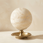 Traditional Orb Table Alabaster — D240 — mra-traditional-orb-table-d240-dark