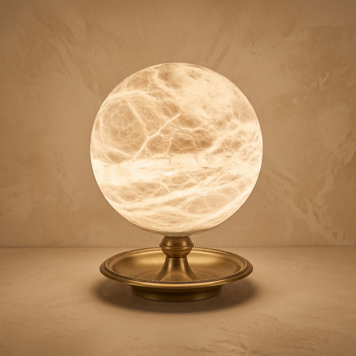 Traditional Orb Table Alabaster — D240 — mra-traditional-orb-table-d240-product