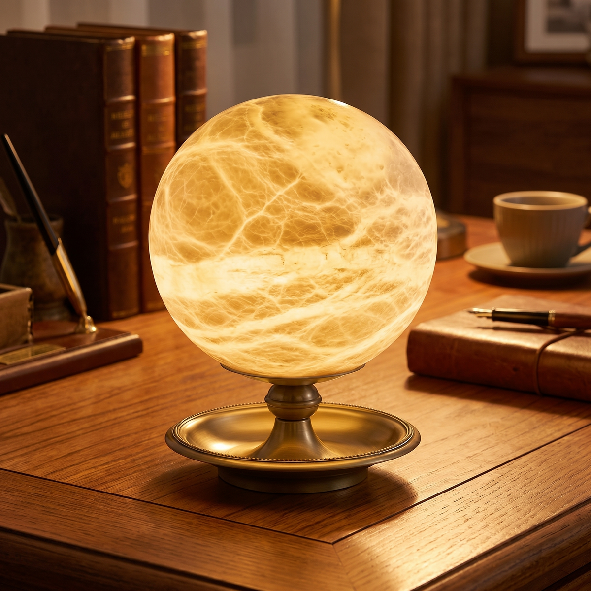 Traditional Orb Table Alabaster — D240 — mra-traditional-orb-table-d240-scene-2