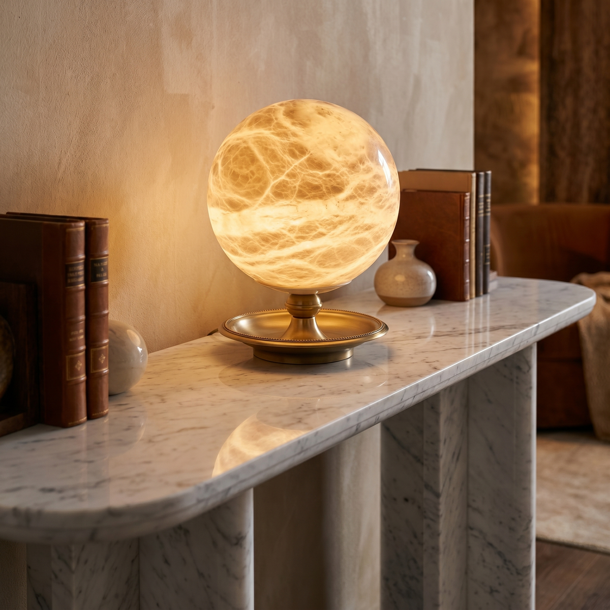 Traditional Orb Table Alabaster — D240 — mra-traditional-orb-table-d240-scene-3