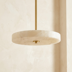 Wood Disc Ceiling 70020 (extra sizes) Alabaster — D390 — mra-wood-disc-ceiling-70020-extra-sizes-d390-dark