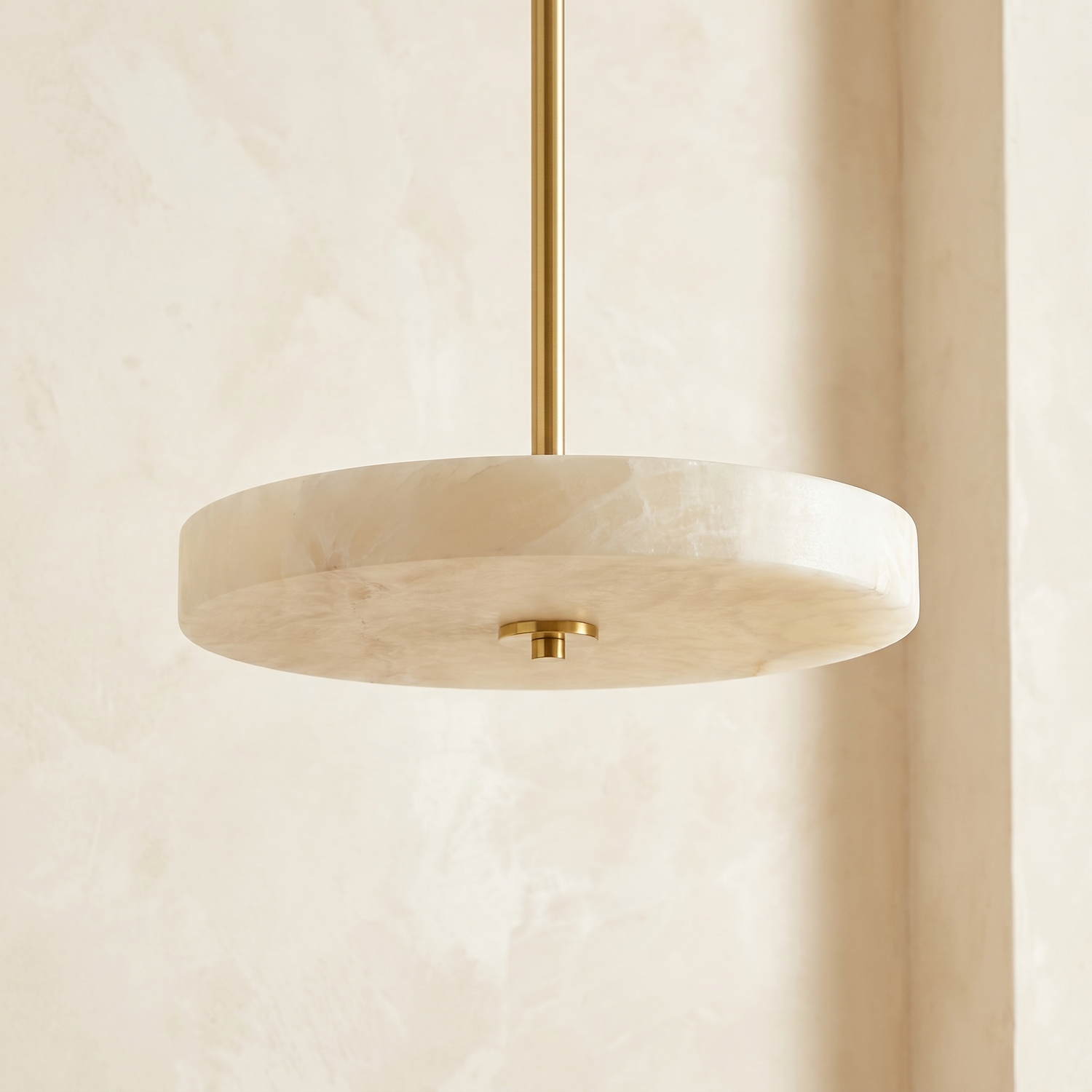 Wood Disc Ceiling 70020 (extra sizes) Alabaster — D390 — mra-wood-disc-ceiling-70020-extra-sizes-d390-dark