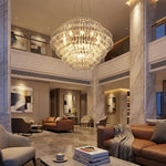 Yiosi Opulence Clear Glass Pendant Light 39" - scene-3