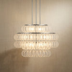 Yiosi Opulence Frosted Glass Pendant Light 24" - 24" (Dia 600mm)
