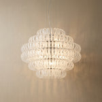 Yiosi Opulence Frosted Glass Pendant Light 31" Style A - 31" (Dia 800mm)