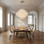 Yiosi Opulence Frosted Glass Pendant Light 31" Style B - scene-2