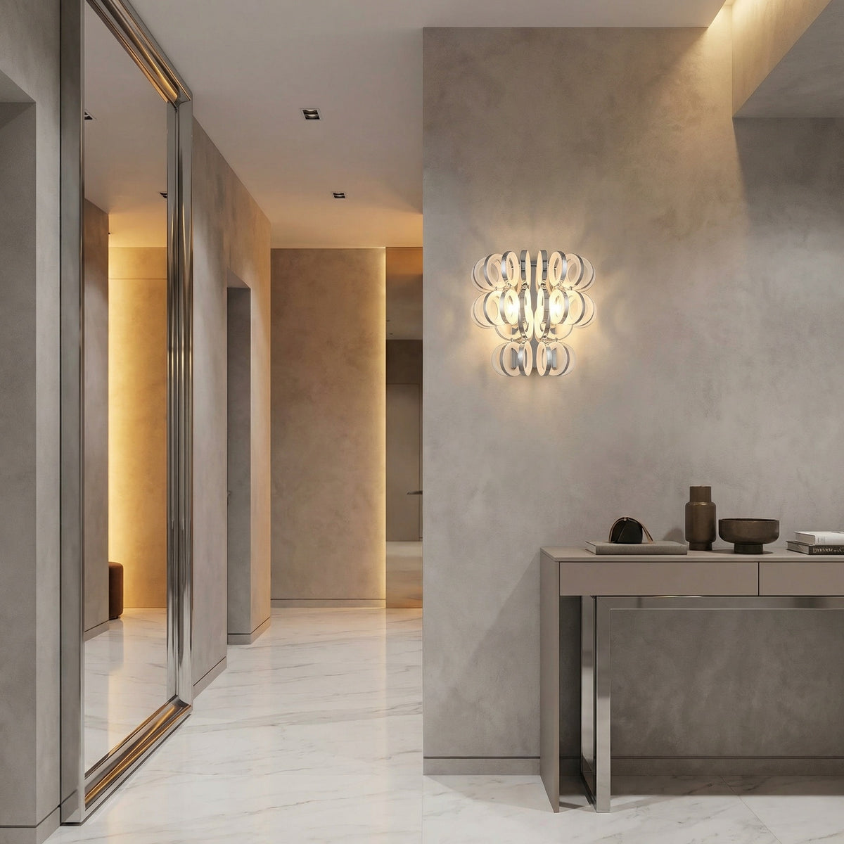 Yiosi Opulence Glass Wall Sconce - scene-1