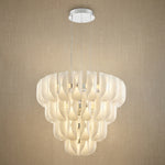 Yiosi Phantom Cascading Multi-Tier Glass Pendant Light - 39" (Dia 1000mm)