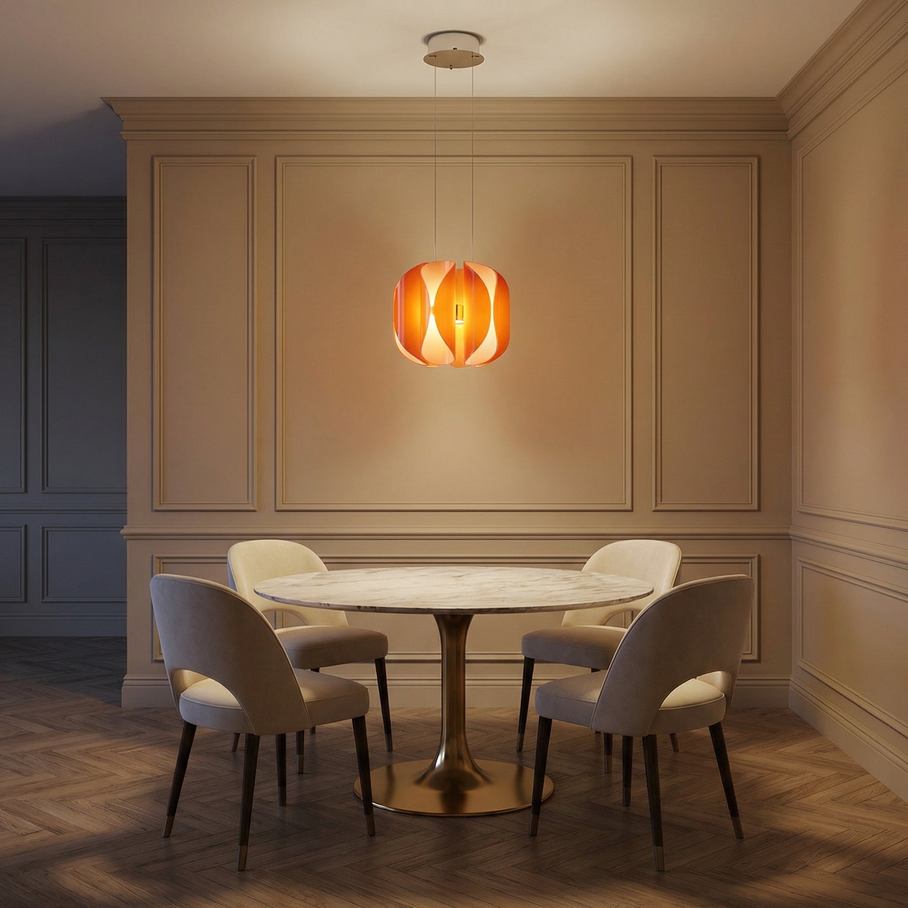 Yiosi Phantom Metal Pendant Light 14" - scene-1