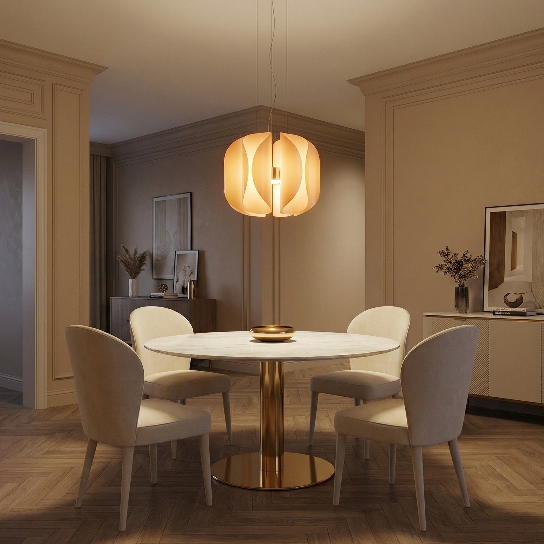 Yiosi Phantom Metal Pendant Light 14" - scene-1