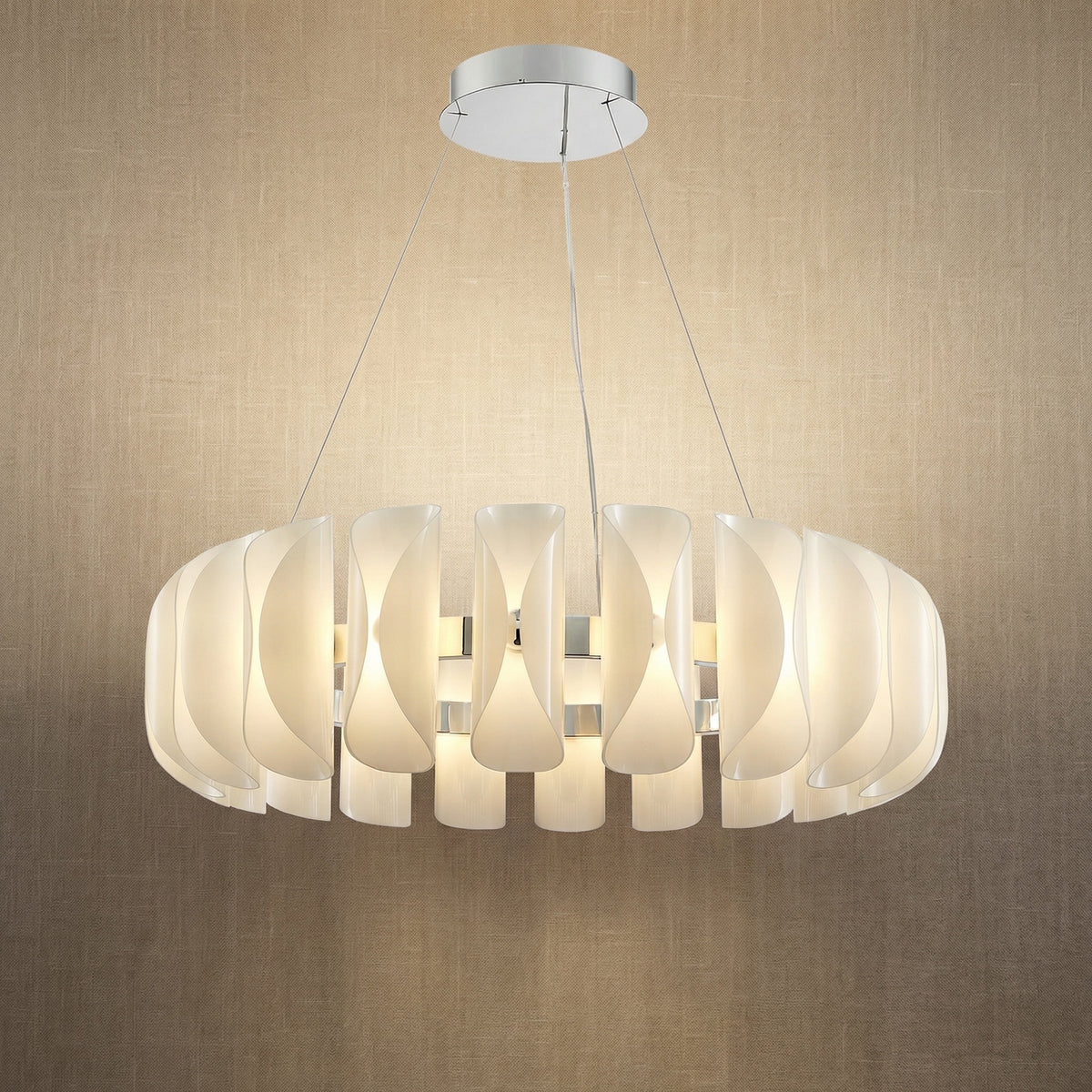 Yiosi Phantom Metal Pendant Light 39" - 39" (Dia 1000mm)