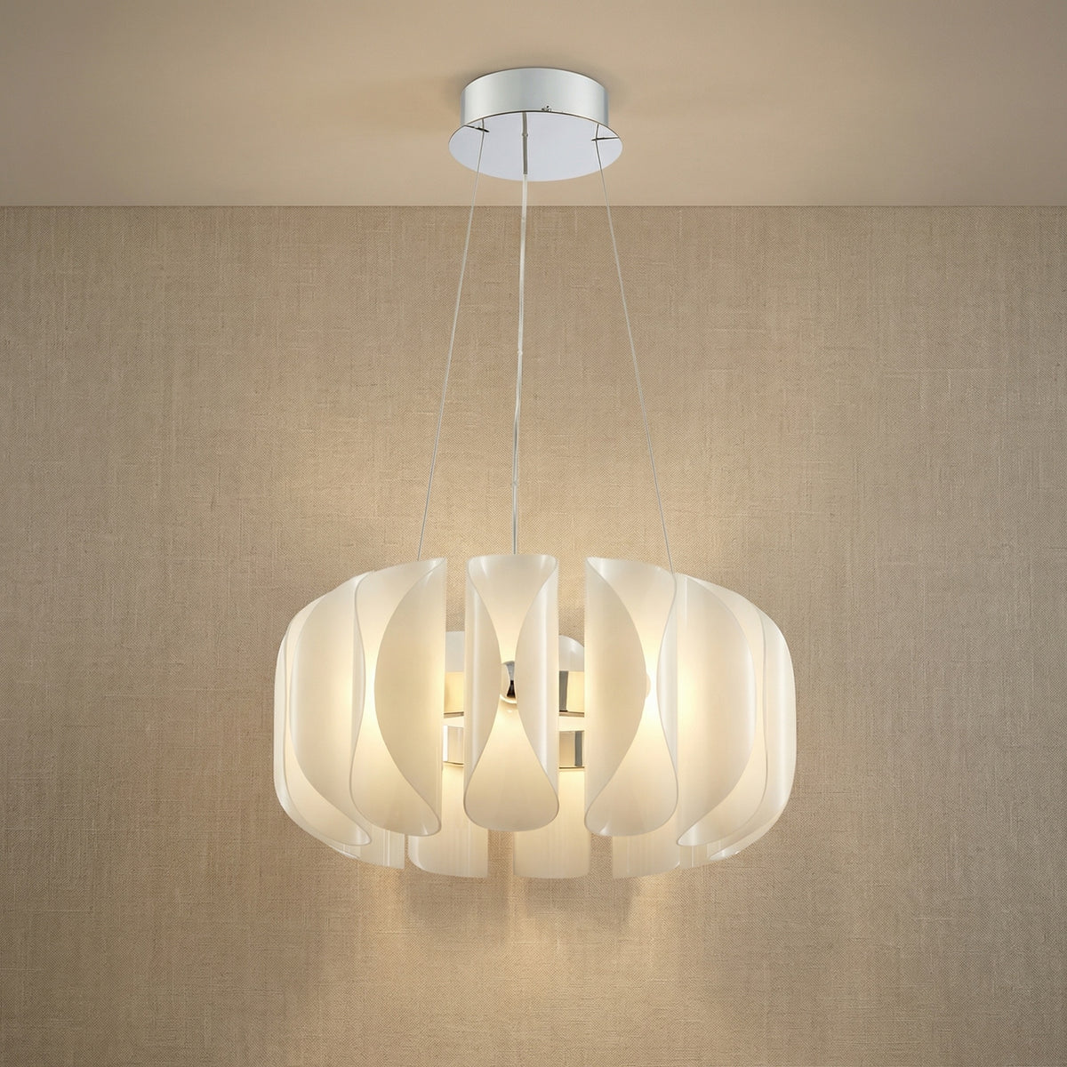 Yiosi Phantom Metal Pendant Light 39" - 24" (Dia 600mm)