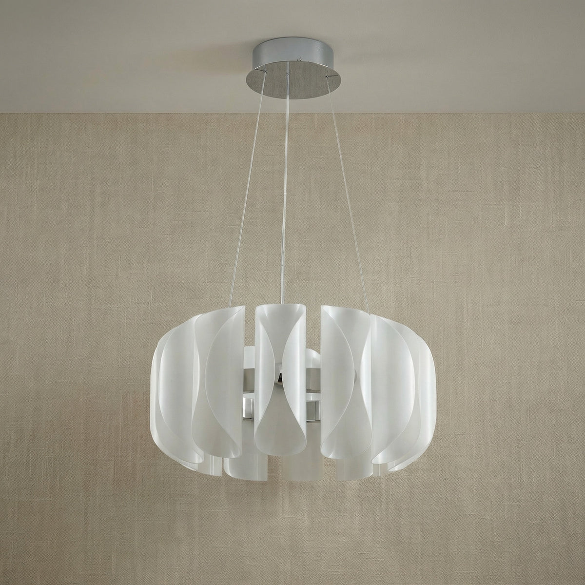 Yiosi Phantom Metal Pendant Light 39" - dark