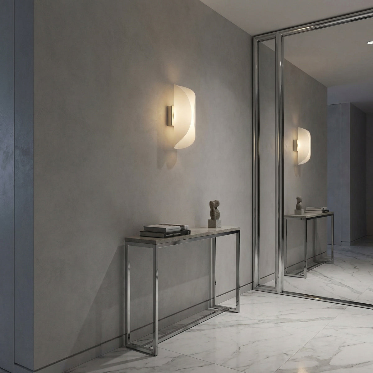 Yiosi Phantom Mini Metal Wall Sconce - scene-1