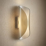 Yiosi Phantom Mini Metal Wall Sconce - Chrome + Smoky