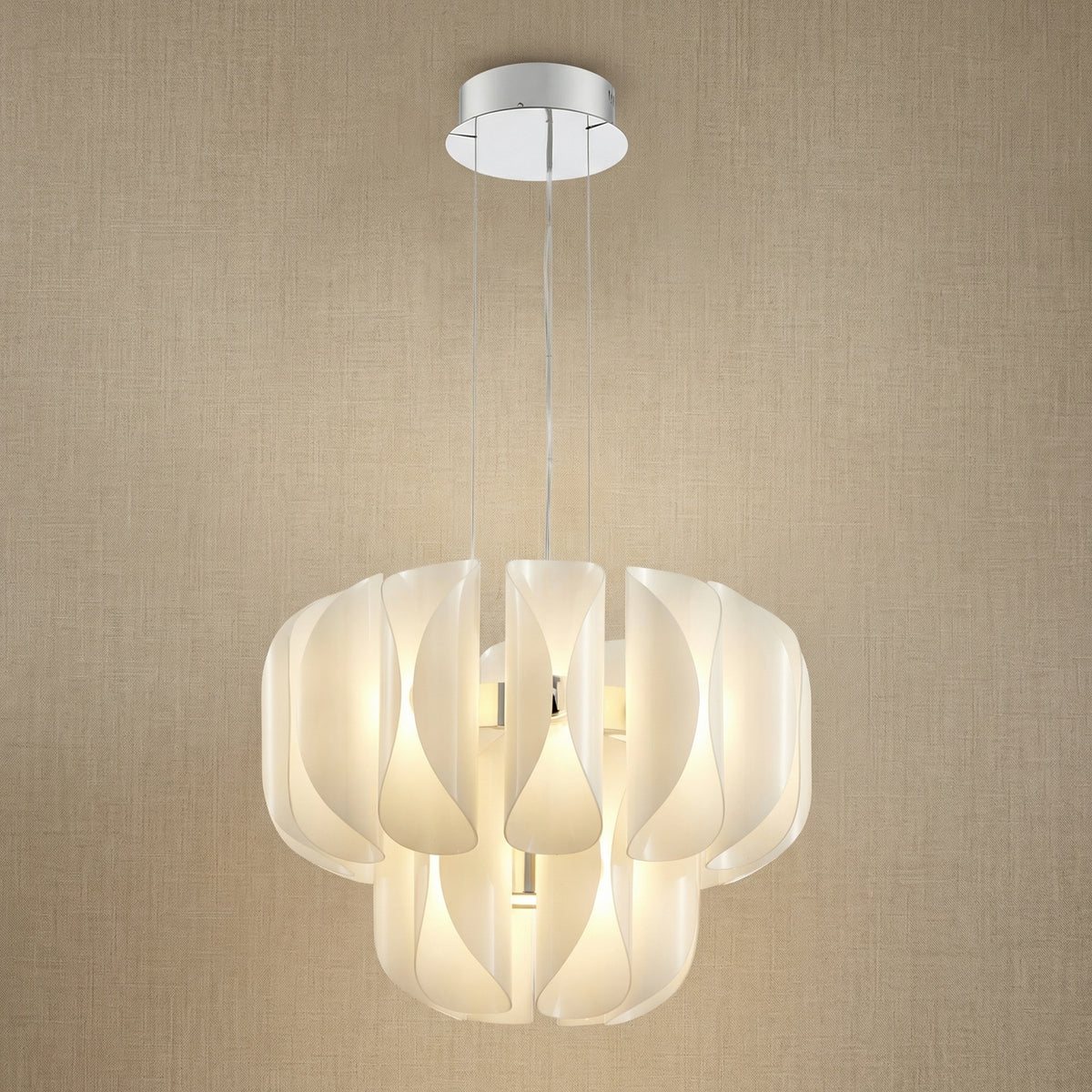 Yiosi Phantom Nested Glass Pendant Light 24" - 24" (Dia 600mm)