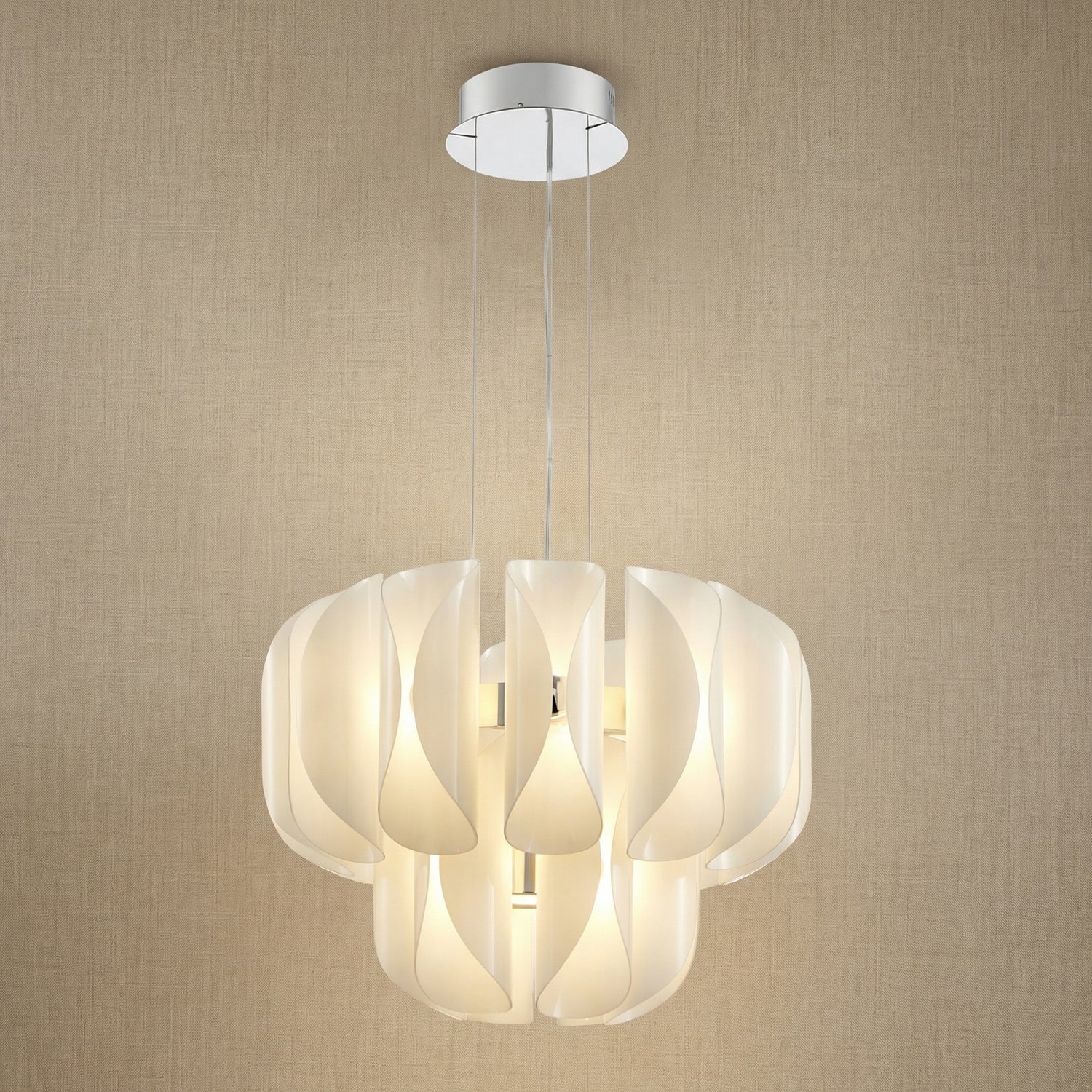 Yiosi Phantom Nested Glass Pendant Light 24" - 24" (Dia 600mm)