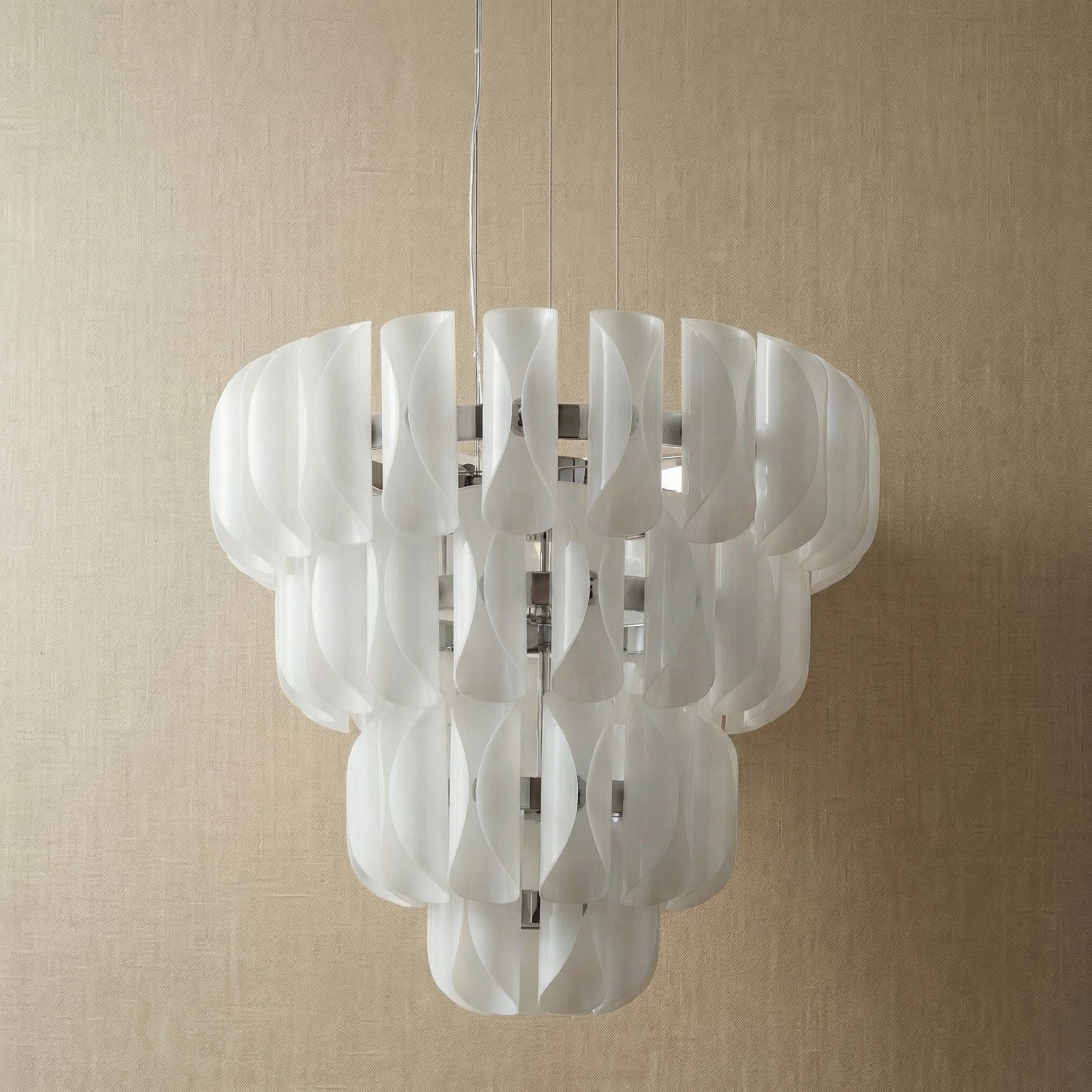Yiosi Phantom Nested Glass Pendant Light 24" - dark