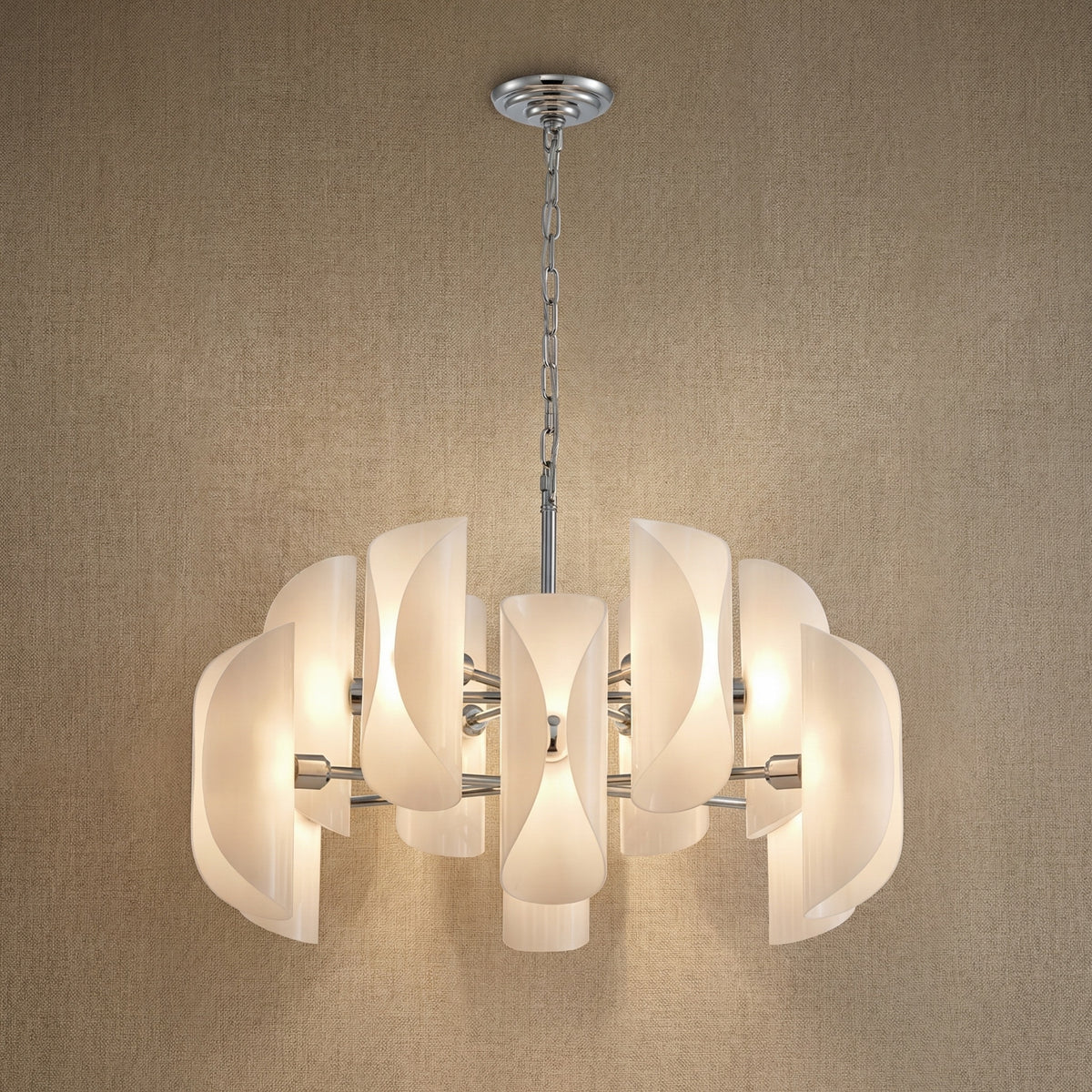Yiosi Phantom Nested Glass Pendant Light 31" - 31" (Dia 800mm)
