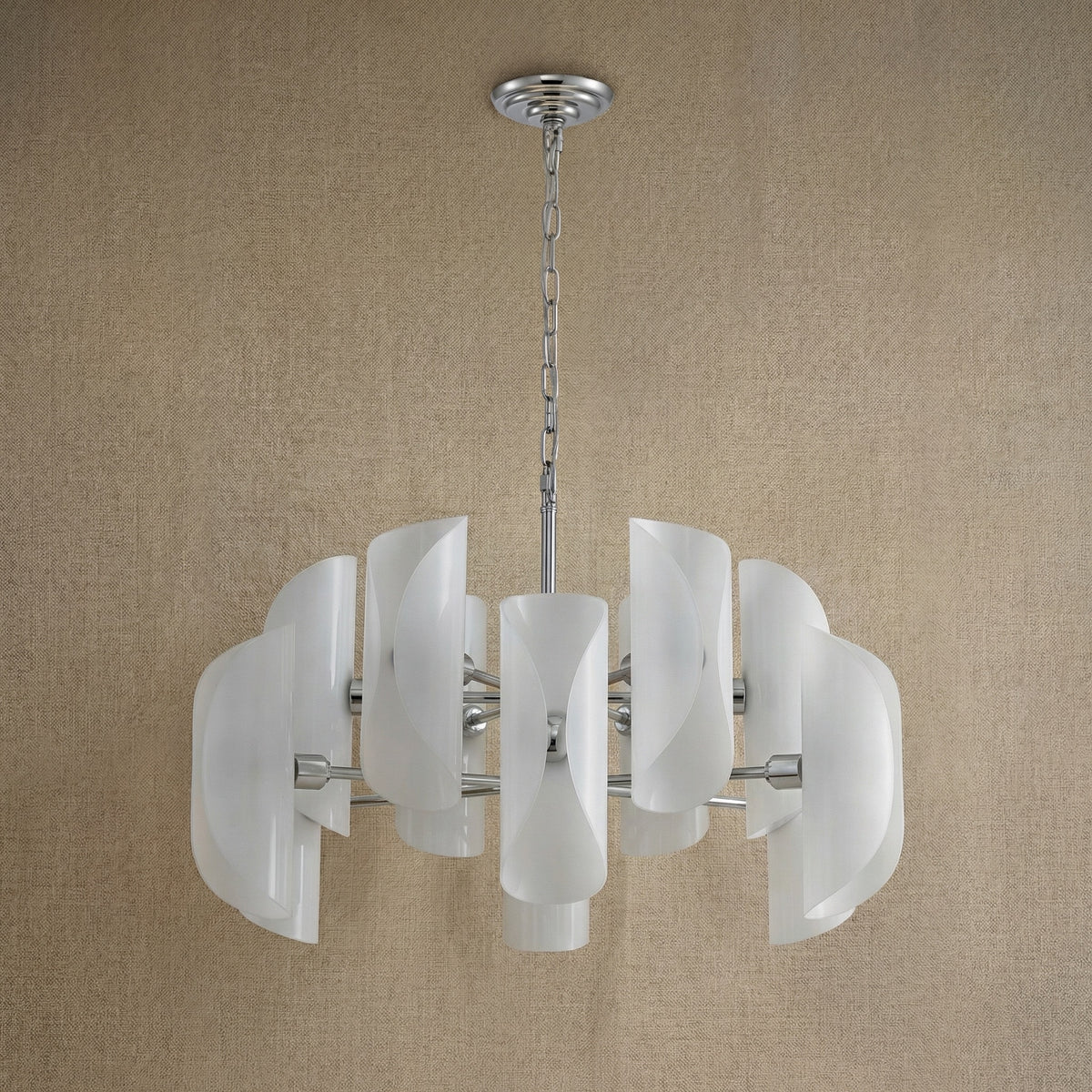 Yiosi Phantom Nested Glass Pendant Light 31" - dark