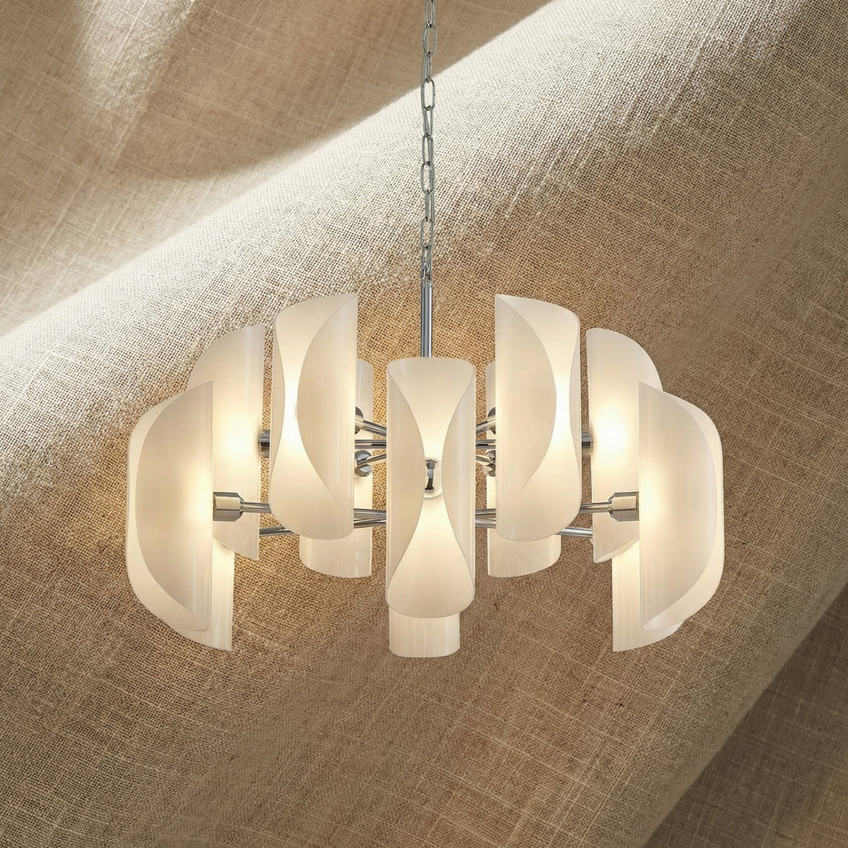 Yiosi Phantom Nested Glass Pendant Light 31" - 31" (Dia 800mm) Style D