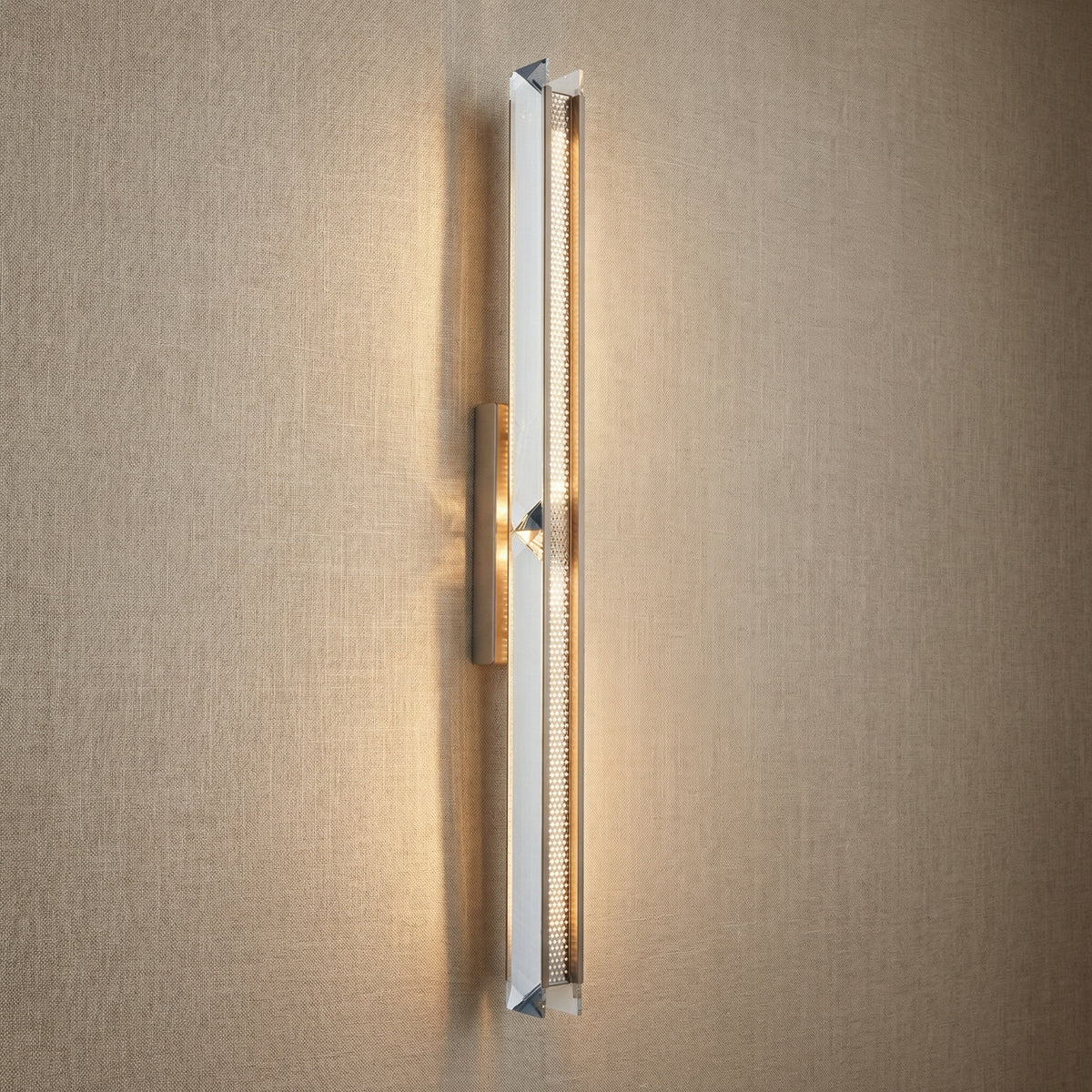 Yiosi Prismatic Crystal Wall Sconce - 3" Linear (L70mm)