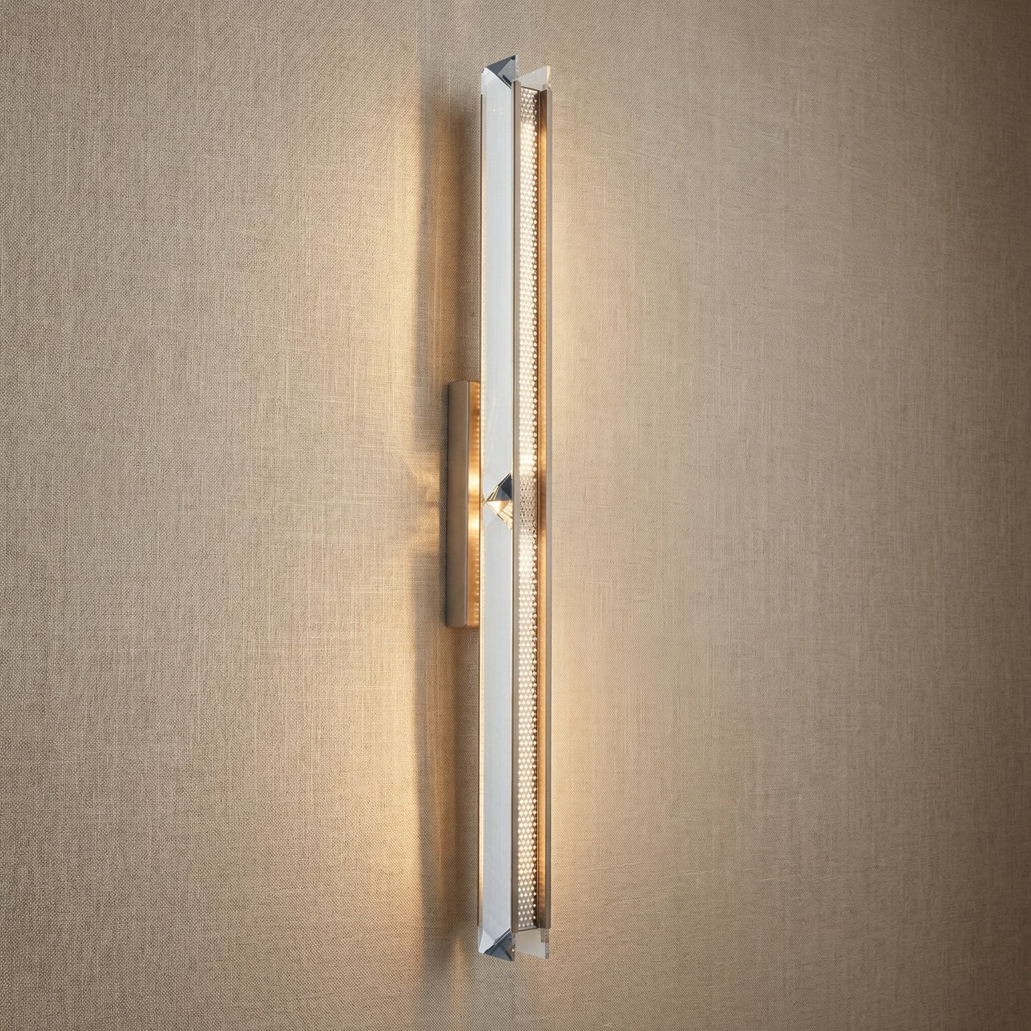 Yiosi Prismatic Crystal Wall Sconce - 3" Linear (L70mm)