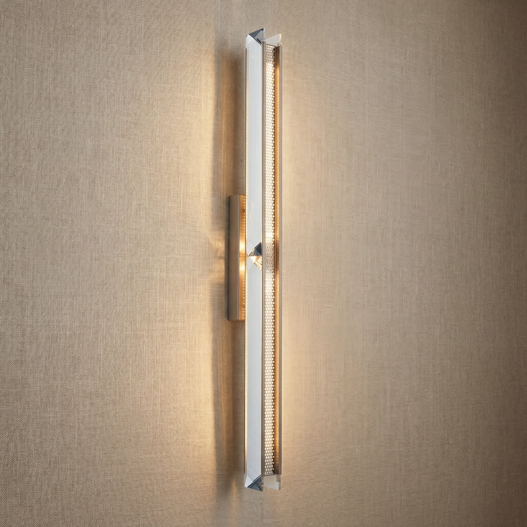 Yiosi Prismatic Crystal Wall Sconce - 3" Linear (L70mm)