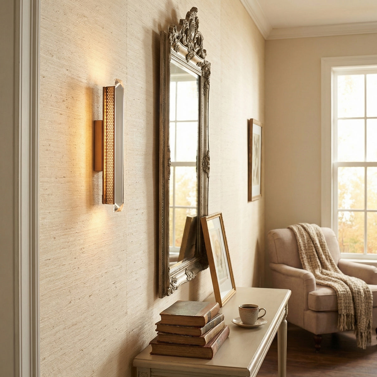 Yiosi Prismatic Crystal Wall Sconce - scene-3
