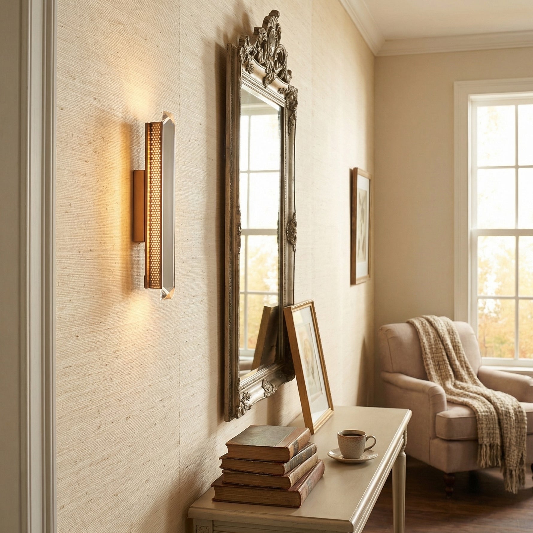 Yiosi Prismatic Crystal Wall Sconce - scene-3
