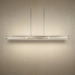 Yiosi Prismatic Linear Crystal Pendant Light - 59" Linear (L1500mm)
