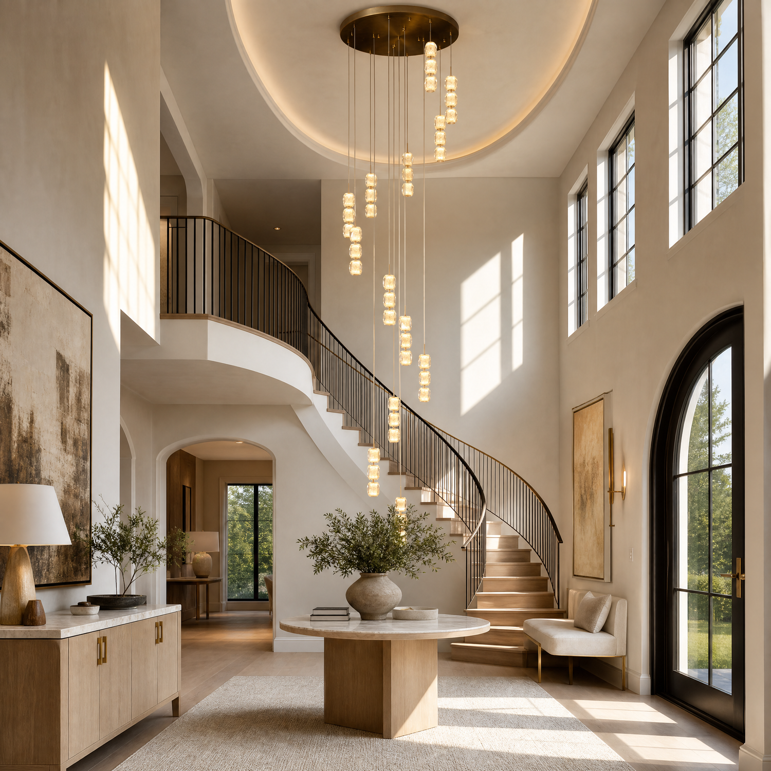 Seduction Spiral Staircase Chandelier