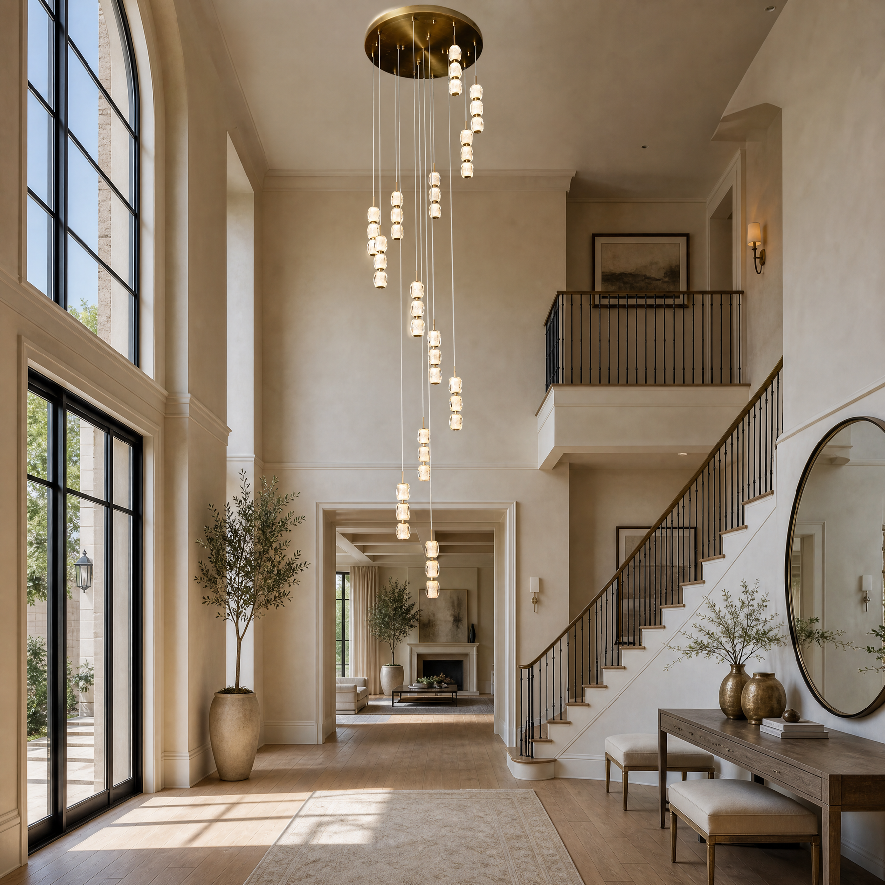Seduction Spiral Staircase Chandelier