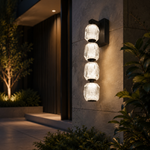 Seduction Vertical Crystal Wall Sconce