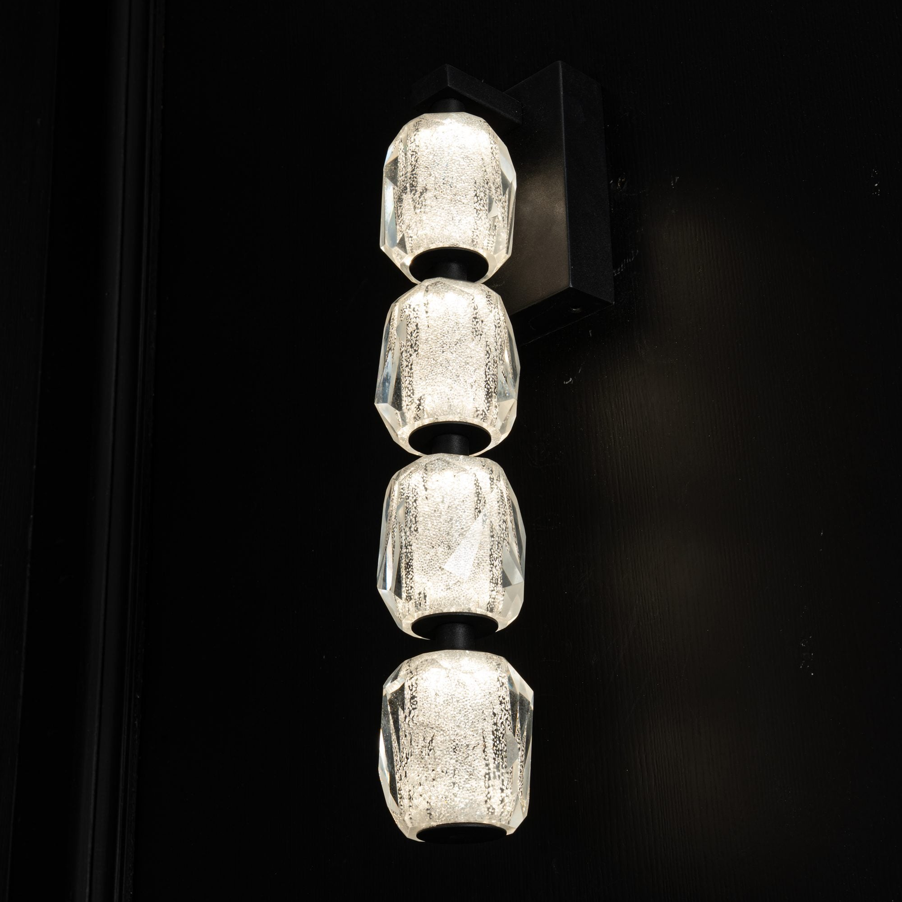Seduction Vertical Crystal Wall Sconce