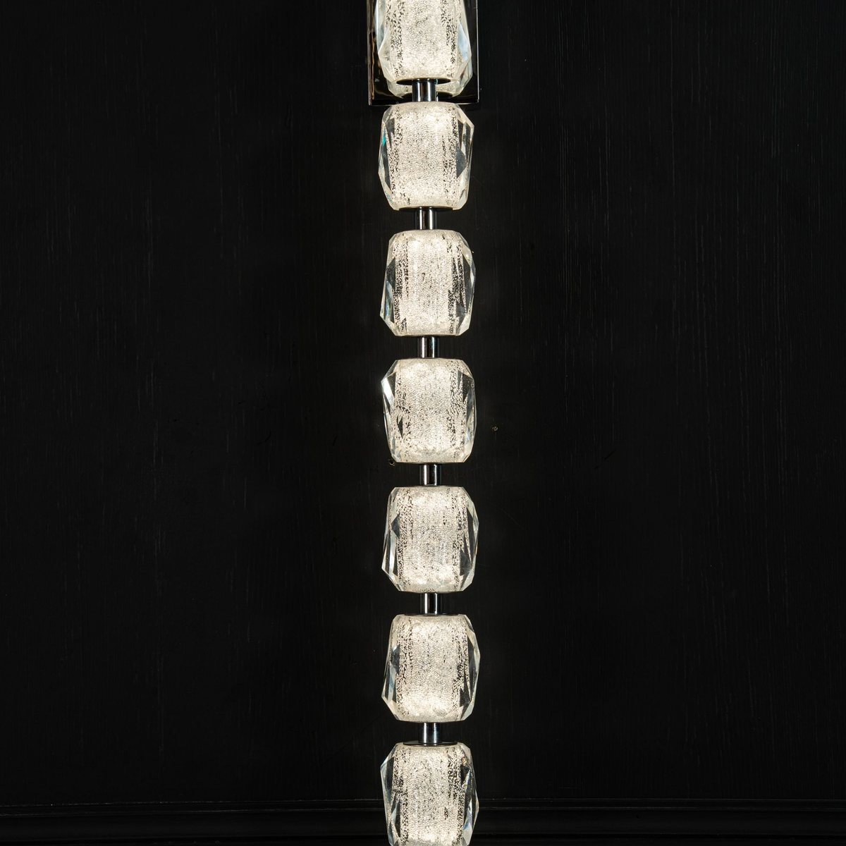 Seduction Vertical Crystal Wall Sconce