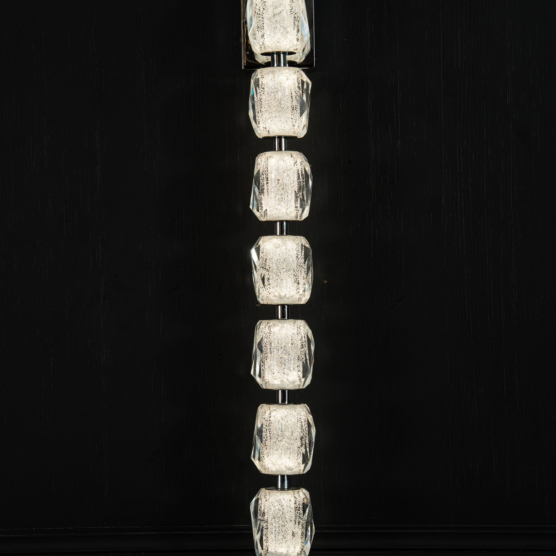 Seduction Vertical Crystal Wall Sconce
