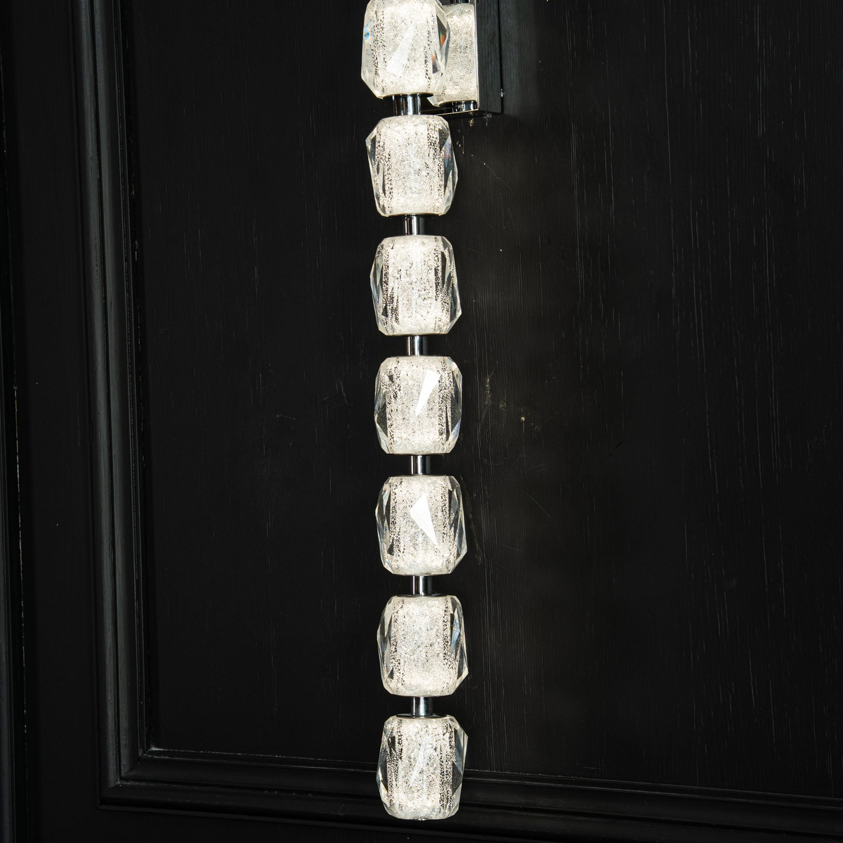 Seduction Vertical Crystal Wall Sconce