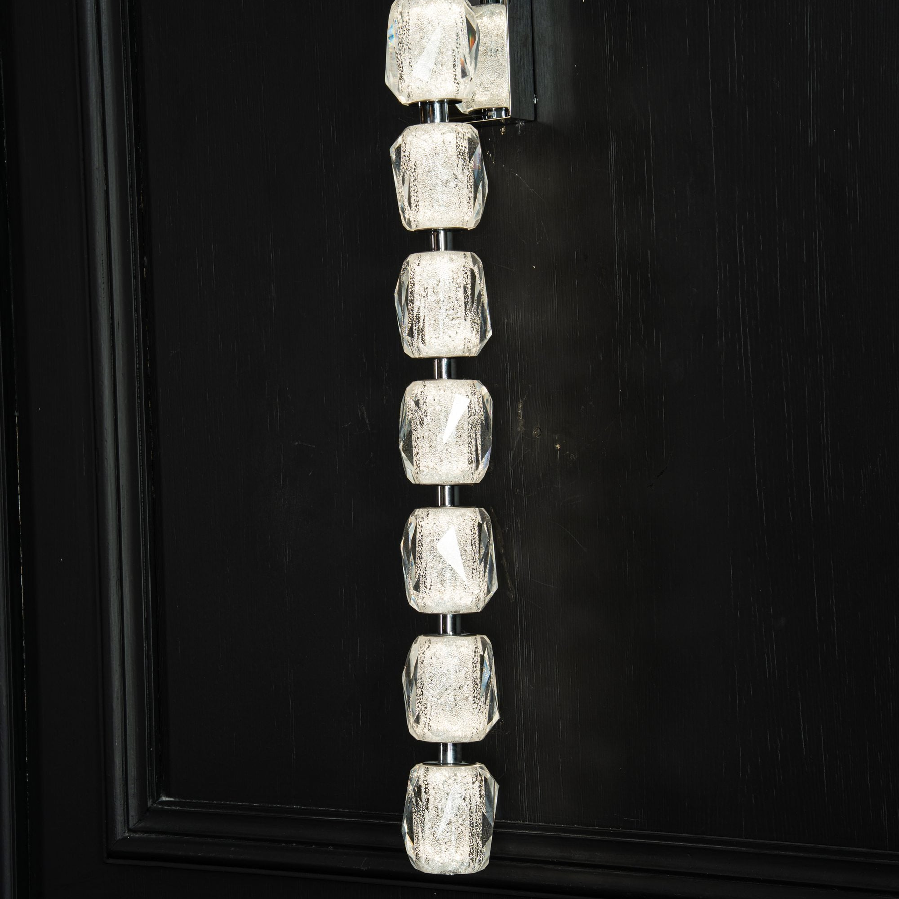 Seduction Vertical Crystal Wall Sconce