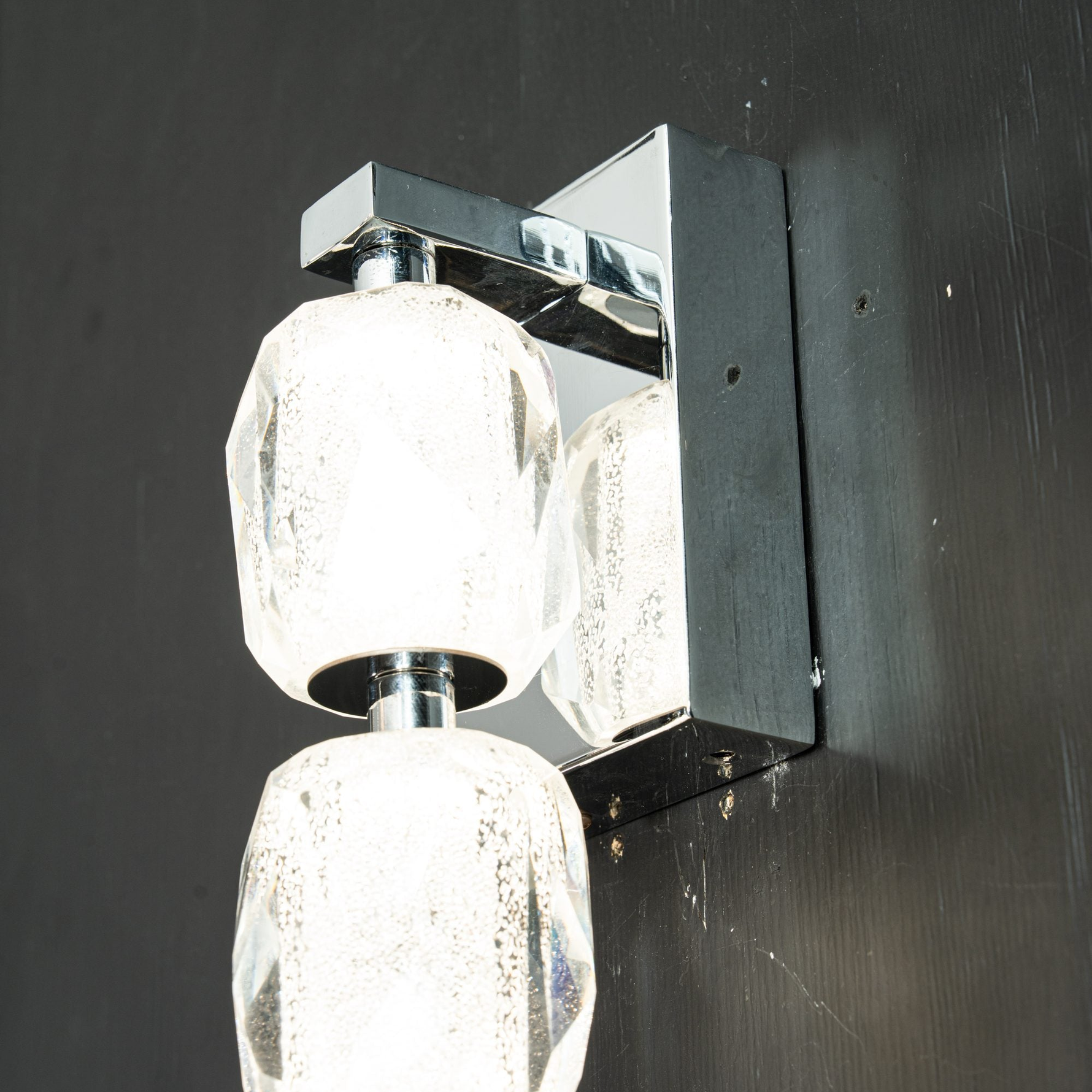 Seduction Vertical Crystal Wall Sconce