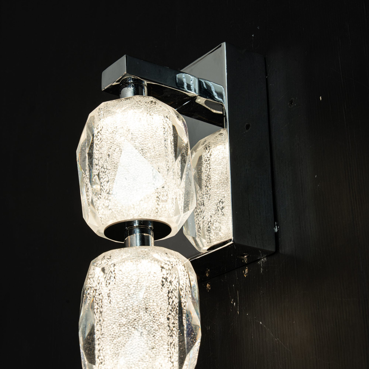 Seduction Vertical Crystal Wall Sconce